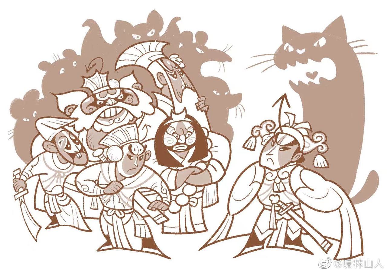 传统题材画稿选集
