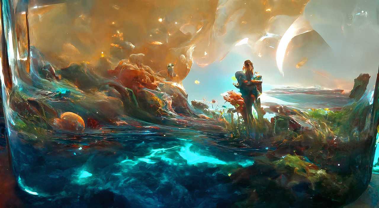 杯中世界-ayu醒梦如画-58/365（图ZMjk5MjI1MjAw） - 儿童插画 - 站酷设计师AYUS原创素材 - 站酷ZCOOL