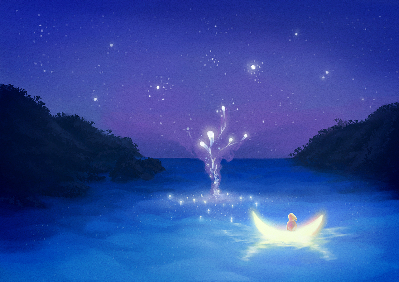 月光下,你是唯一被等待的人