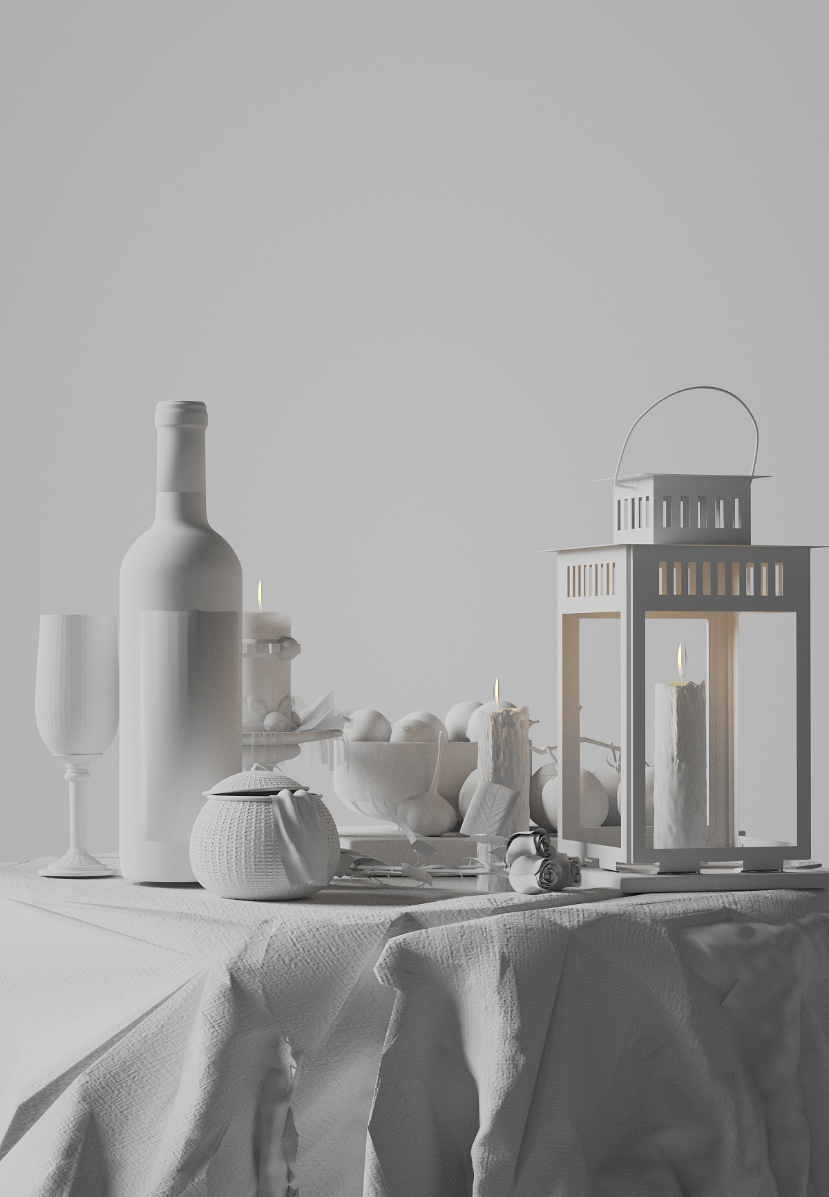 酒庄海报-C4D