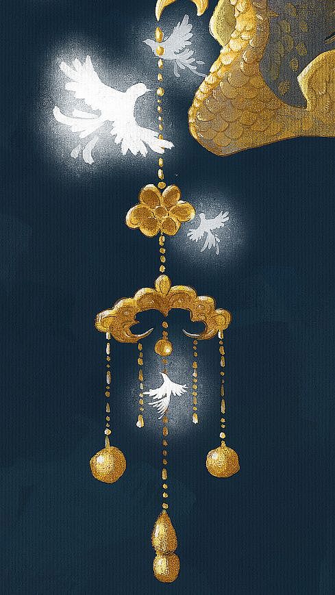 簪灵（图ZMzQ4MDU0MzYw） - 商业插画 - 站酷设计师今天吃鱼原创素材 - 站酷ZCOOL