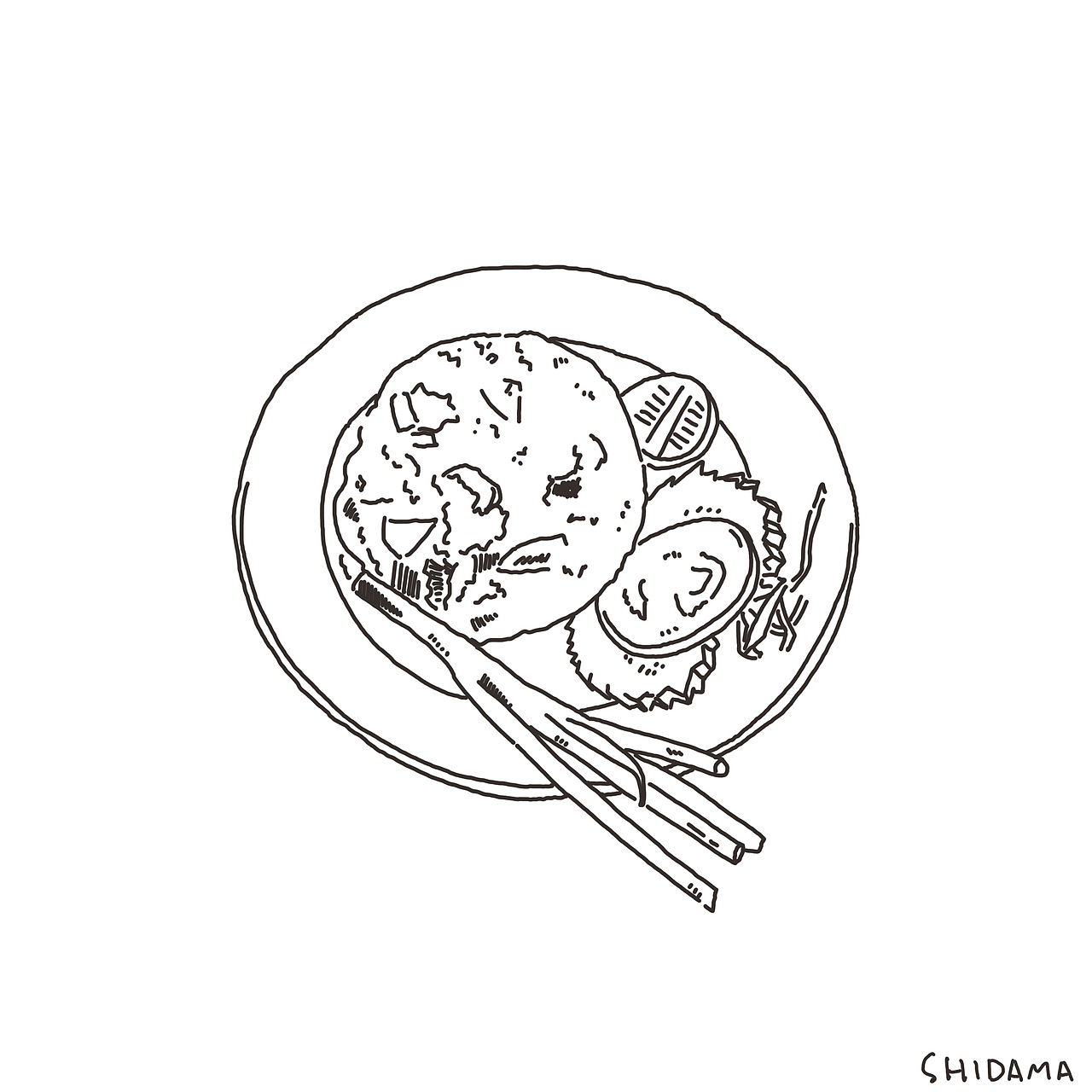 食物（图ZNTgzNDkyNDg=） - 商业插画 - 站酷设计师屎大吗原创素材 - 站酷ZCOOL