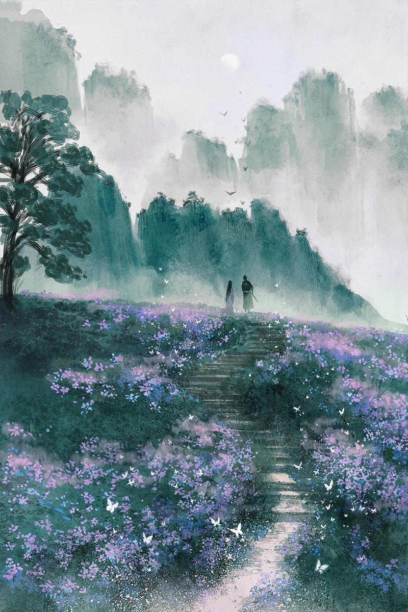 春风十里|插画|艺术插画|redmatcha__原创作品-站酷zcool