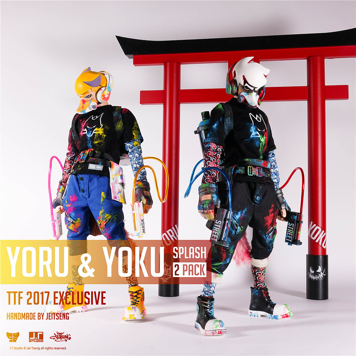YORU & YOKU SPLASH 2PAK（图ZOTMwNzQ2NzY=） - 玩具 - 站酷设计师JTstudio原创素材 - 站酷ZCOOL