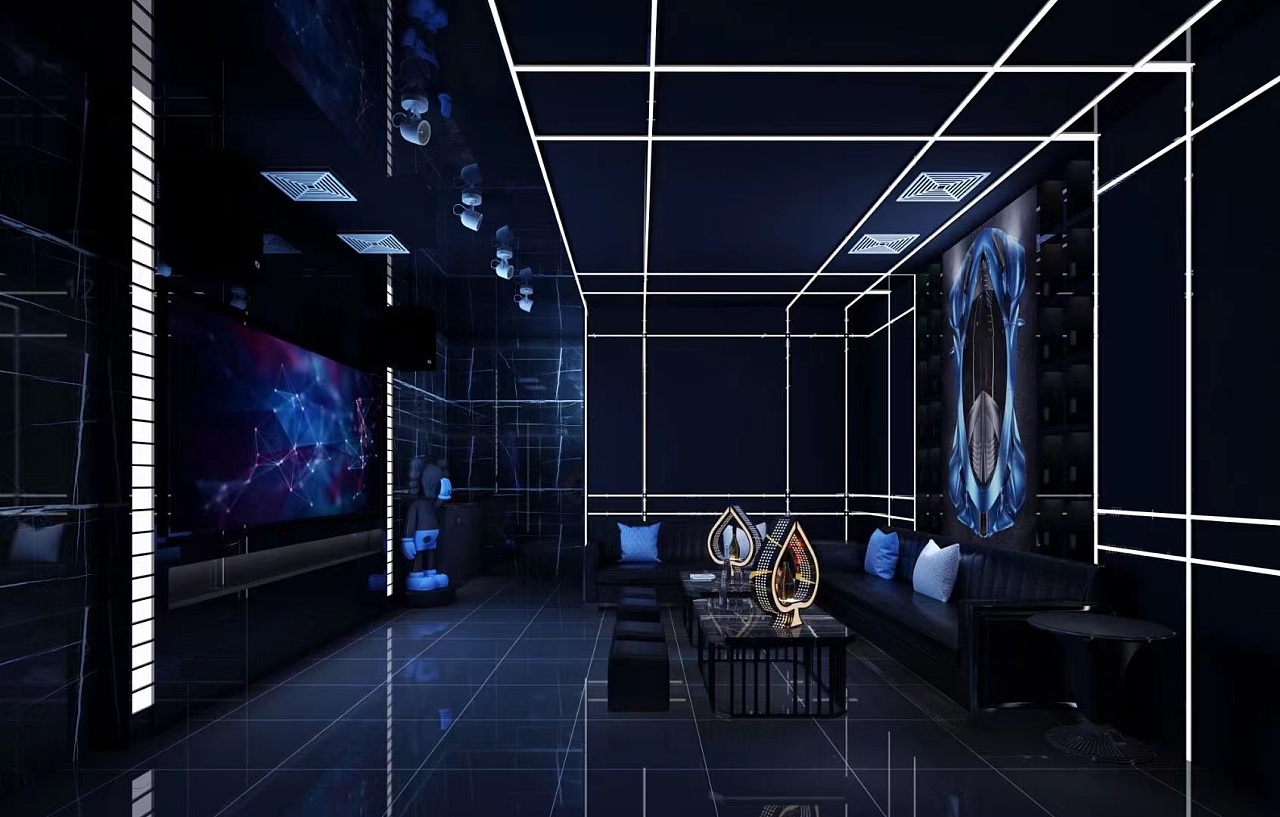 ktv设计|现代时尚潮流ktv设计,动感魅惑炫酷