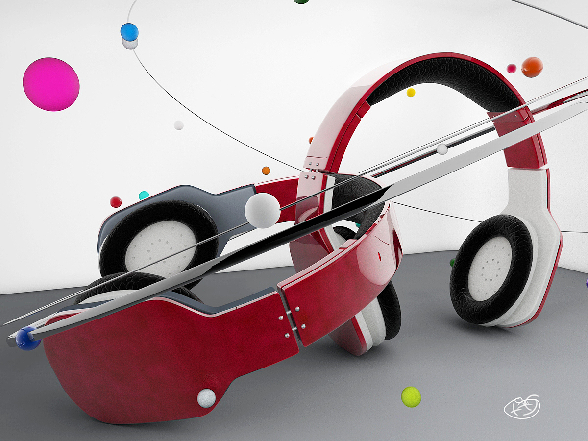 C4D耳机（图ZMTM2ODg3NTgw） - 其他三维 - 站酷设计师谢X同学原创素材 - 站酷ZCOOL