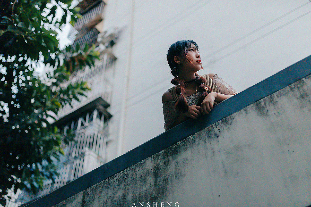 今天的可爱是来自青橙色的“wink”喔~（图ZMjE4NjY4Nzk2） - 人像摄影 - 站酷设计师玩摄影的安生原创素材 - 站酷ZCOOL