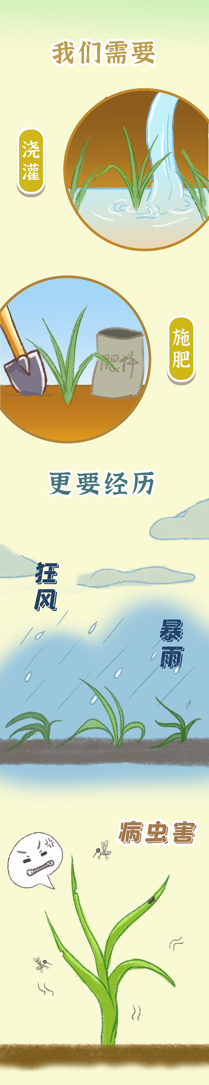 【原创手绘】一粒米的旅程（图ZMzY0MDk3MDMy） - 短篇/格漫 - 站酷设计师祝子霏2022原创素材 - 站酷ZCOOL