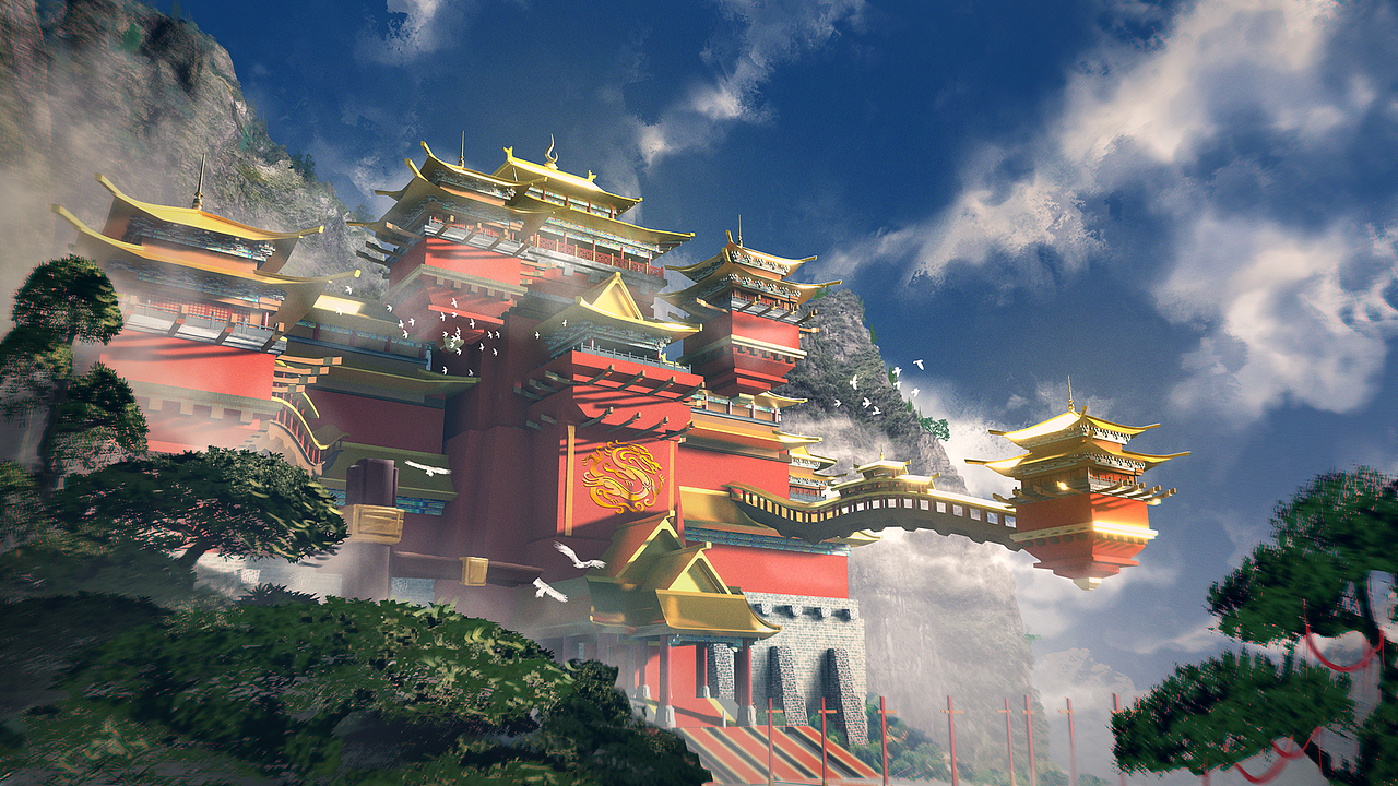 中国古风场景