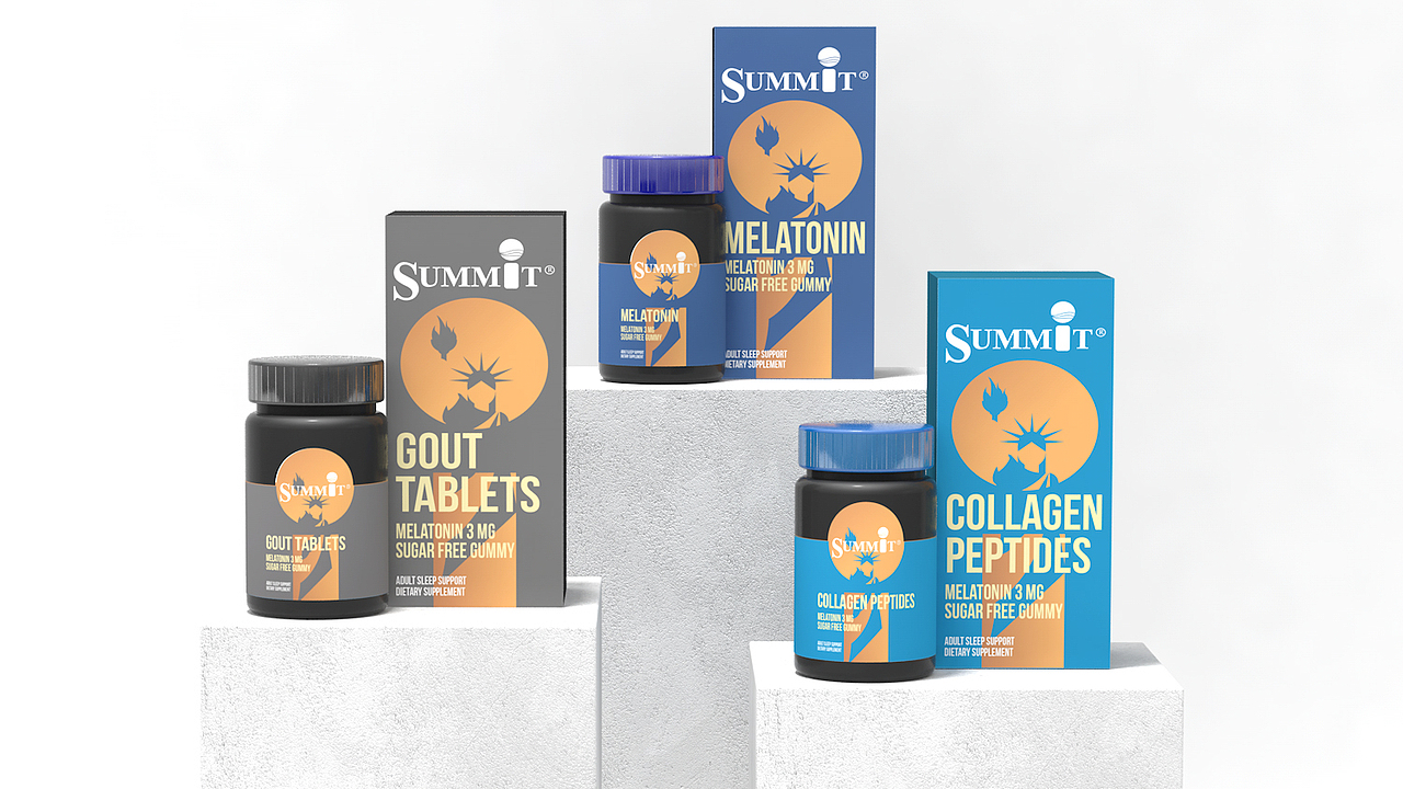 进口保健品包装PI设计