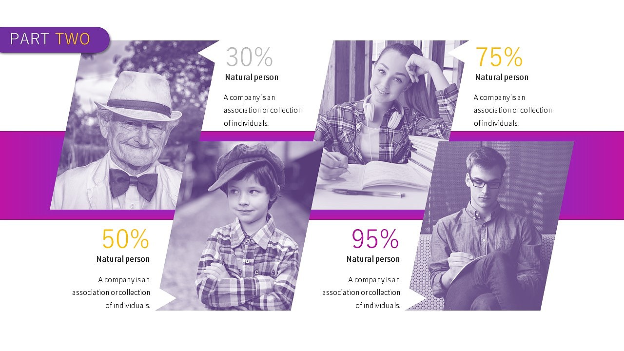 PPT模板抖音风格提案广告商务简约炫彩欧美英文模版