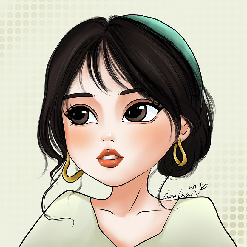 一天一張少女頭像（圖ZMzQ2OTQzMDM2） - 創(chuàng)作習(xí)作 - 站酷設(shè)計(jì)師喵了個(gè)喵zy原創(chuàng)素材 - 站酷ZCOOL