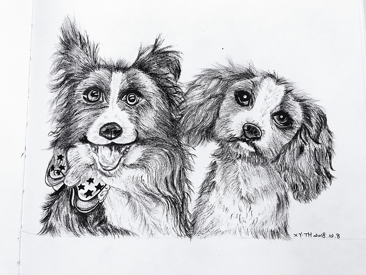 彩铅，针管笔作品【三】（图ZMTY0MDUwMDQw） - 创作习作 - 站酷设计师英子手绘插画控原创素材 - 站酷ZCOOL