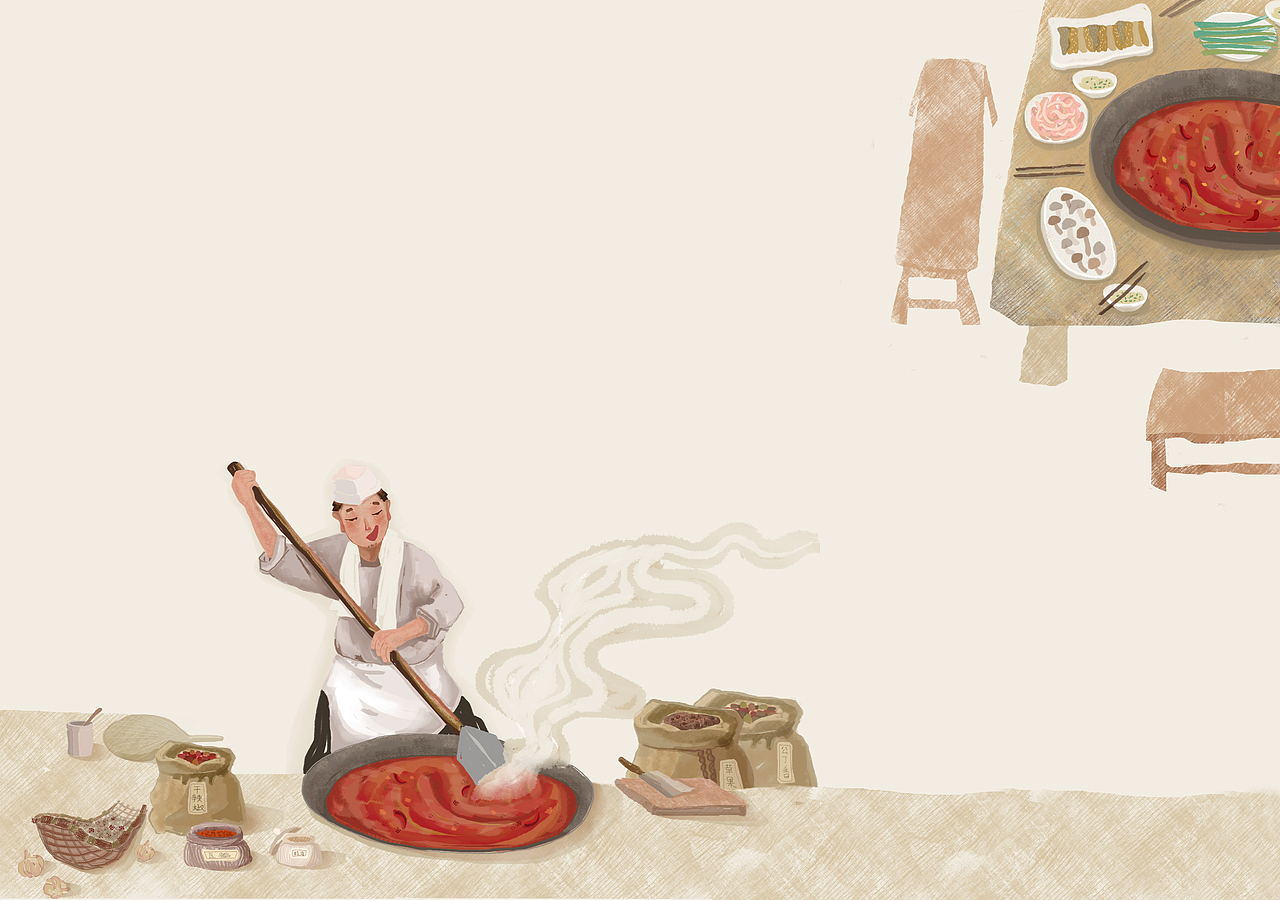 成语故事内页插画内图