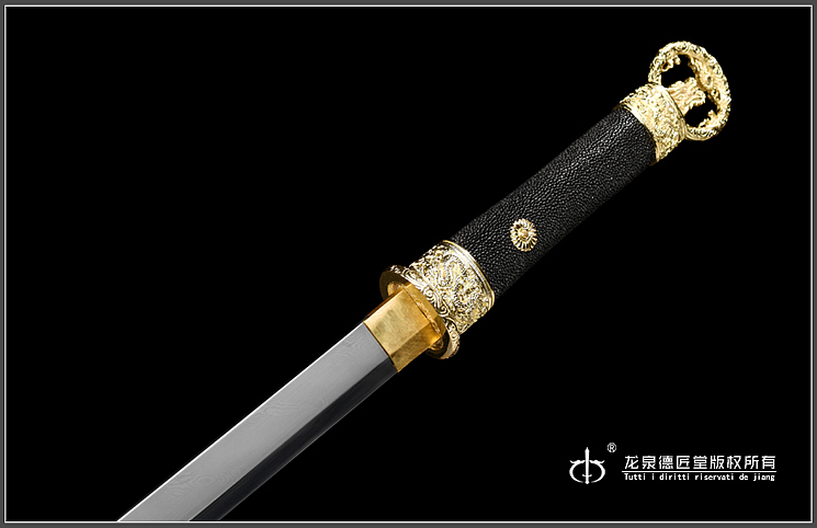 德匠堂宝剑-龙泉刀剑-匠运环首刀(dj-3392)