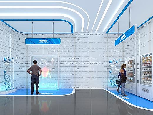 郑州医疗展厅设计案例-医疗展厅设计效果图-天恒装饰