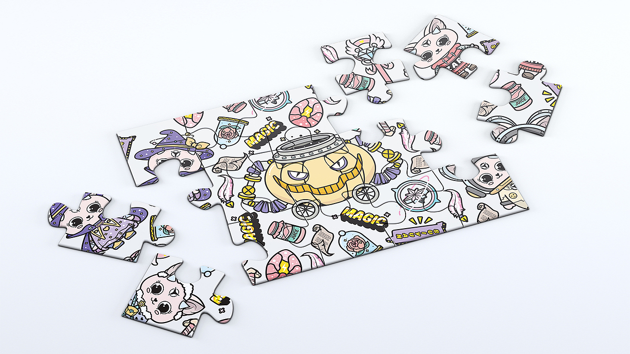 IP插-画拯救者小魔女