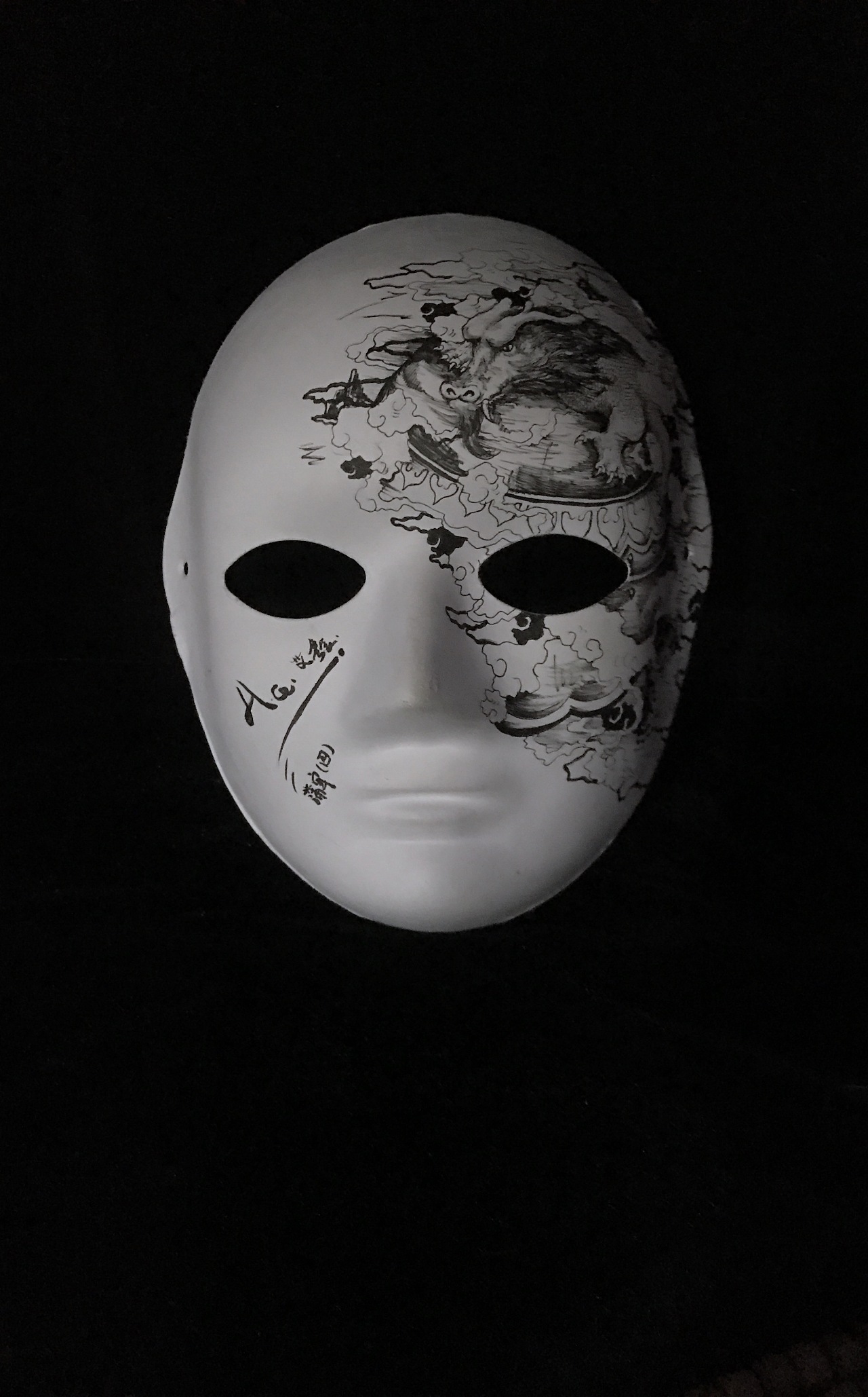 面具|手工艺|工艺品设计|小何过河 - 原创作品 - 站酷 (ZCOOL)