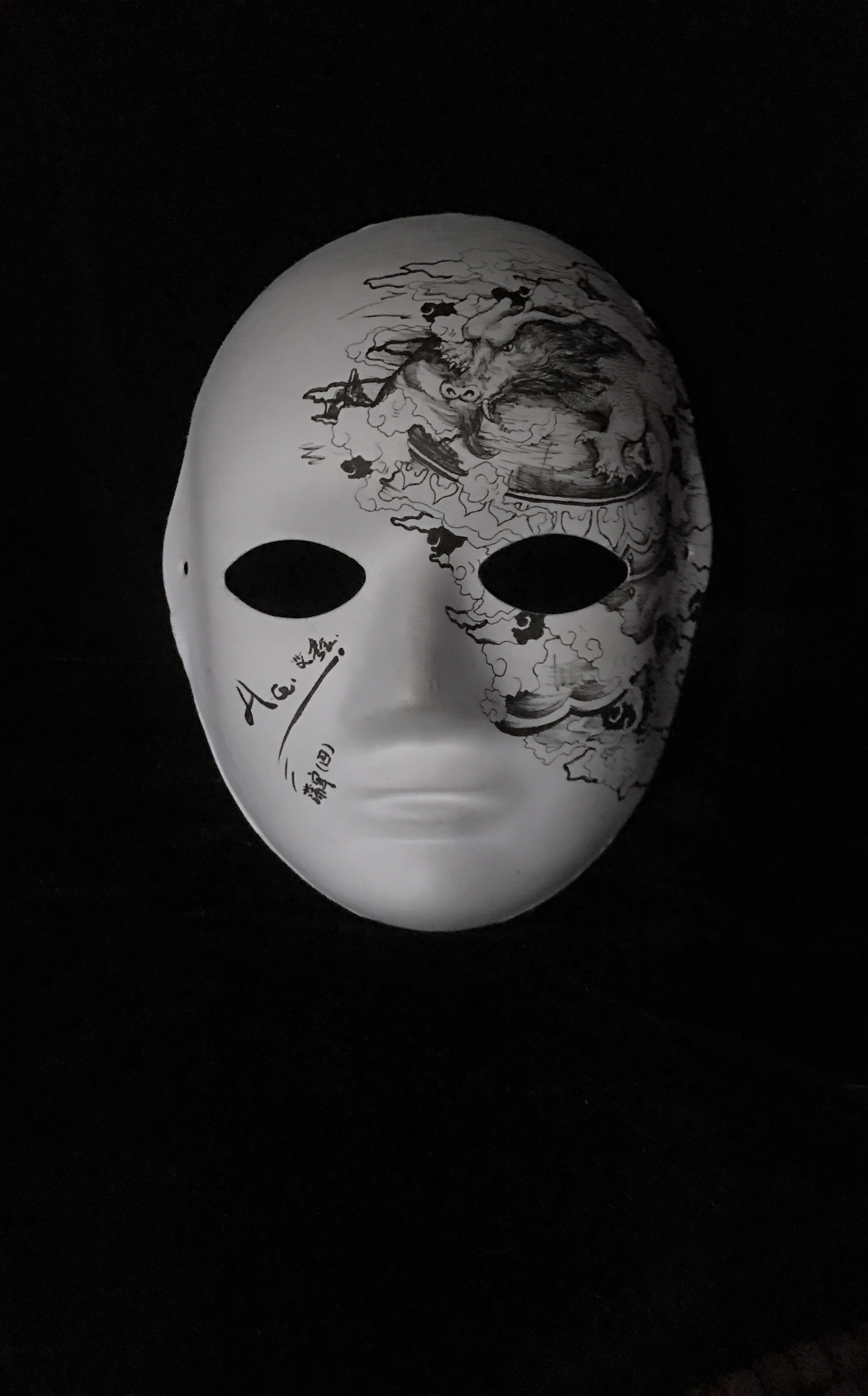 面具|手工艺|工艺品设计|哎鸦鸦 - 原创作品 - 站酷 (ZCOOL)