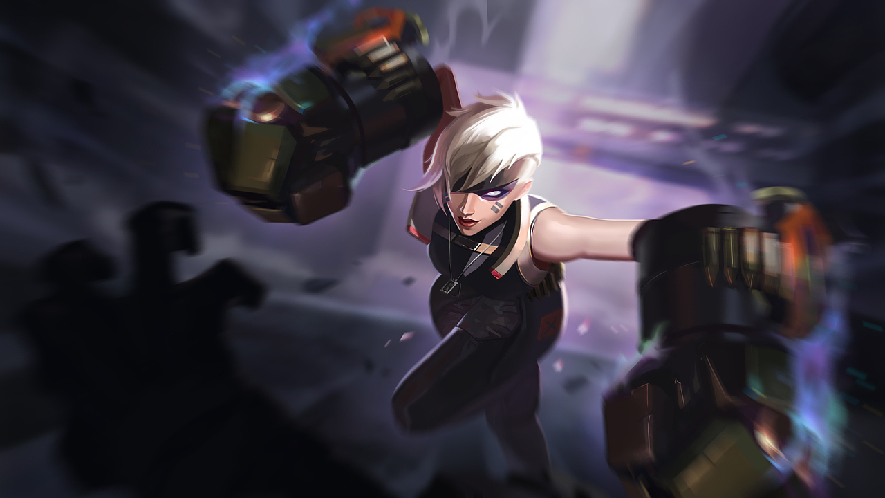 灵能特工——蔚|插画|游戏原画|sandart沙拉酱_原创作品-站酷zcool