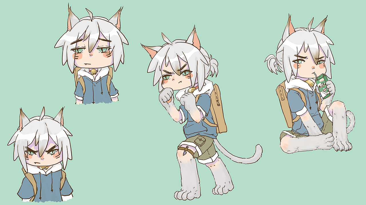 动画设计的课结课噜—人物篇（图ZMTM1NzE3NTA0） - 其他动漫 - 站酷设计师吐吗吐大王原创素材 - 站酷ZCOOL