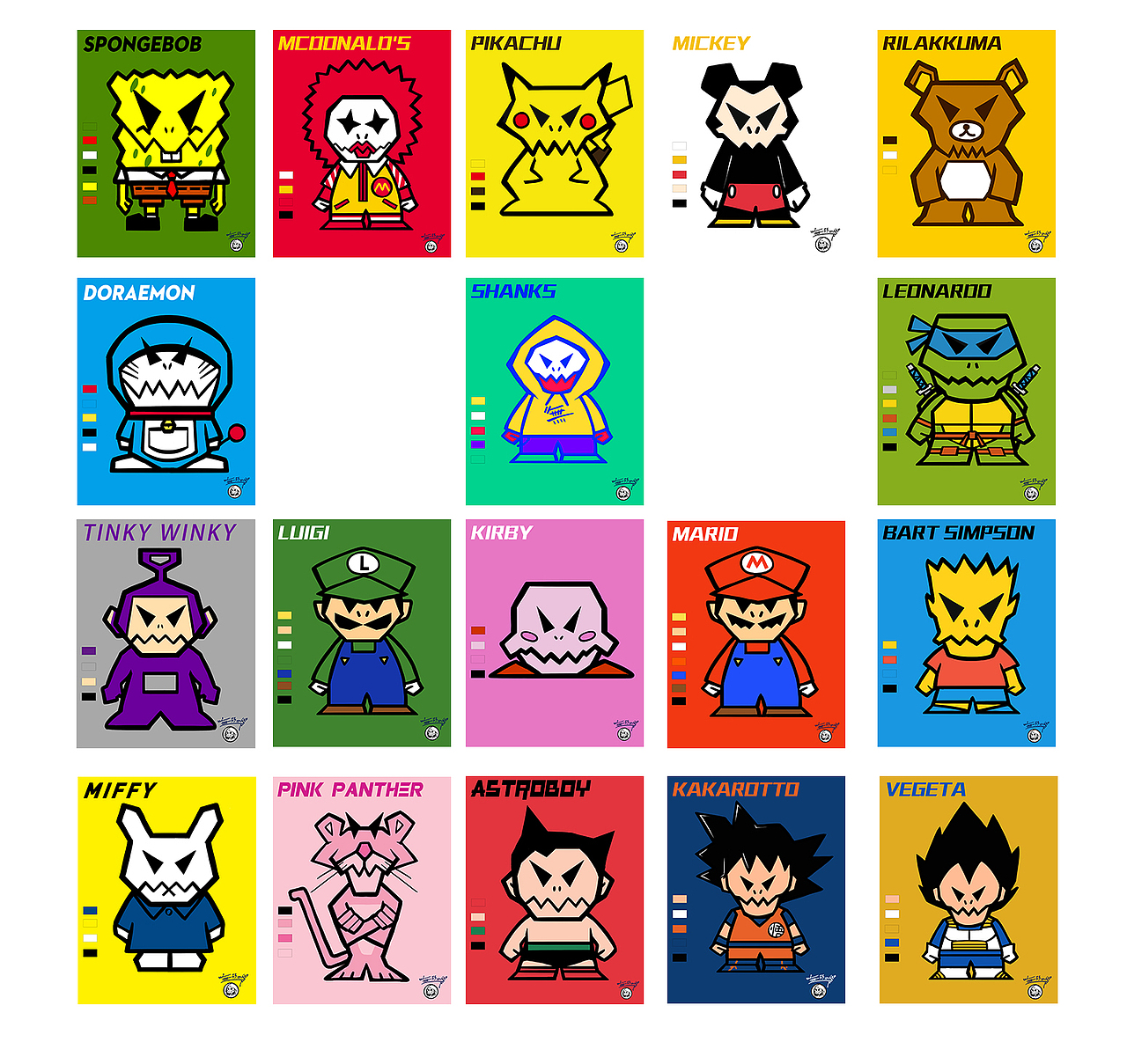 三爷与特喜欢的卡通合集