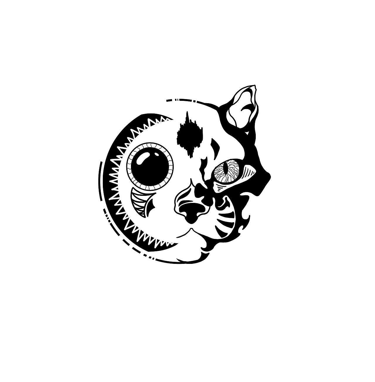 动物图腾 logo 纹身（图ZMjAwMDE4NzQ4） - 图案 - 站酷设计师覈鋿原创素材 - 站酷ZCOOL