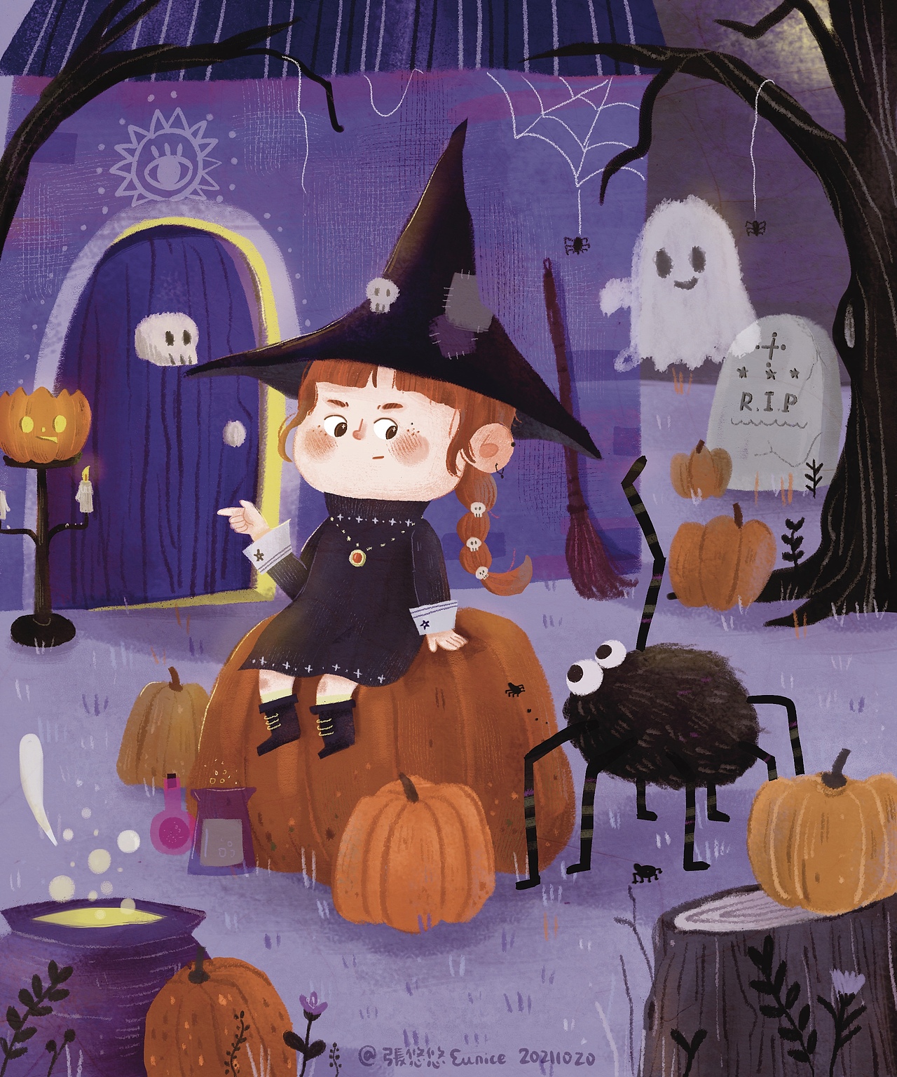 2021年插画练习总结（图ZMjkzNzc2NjI4） - 儿童插画 - 站酷设计师張悠悠原创素材 - 站酷ZCOOL