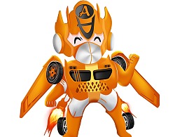 ip设计-汽车人audaman形象&海报