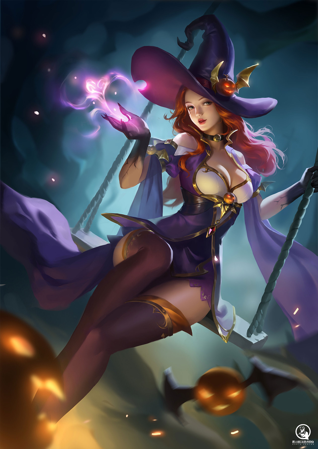 匠人绘19秋游戏原画美宣精品班  学员卡牌作业节选1