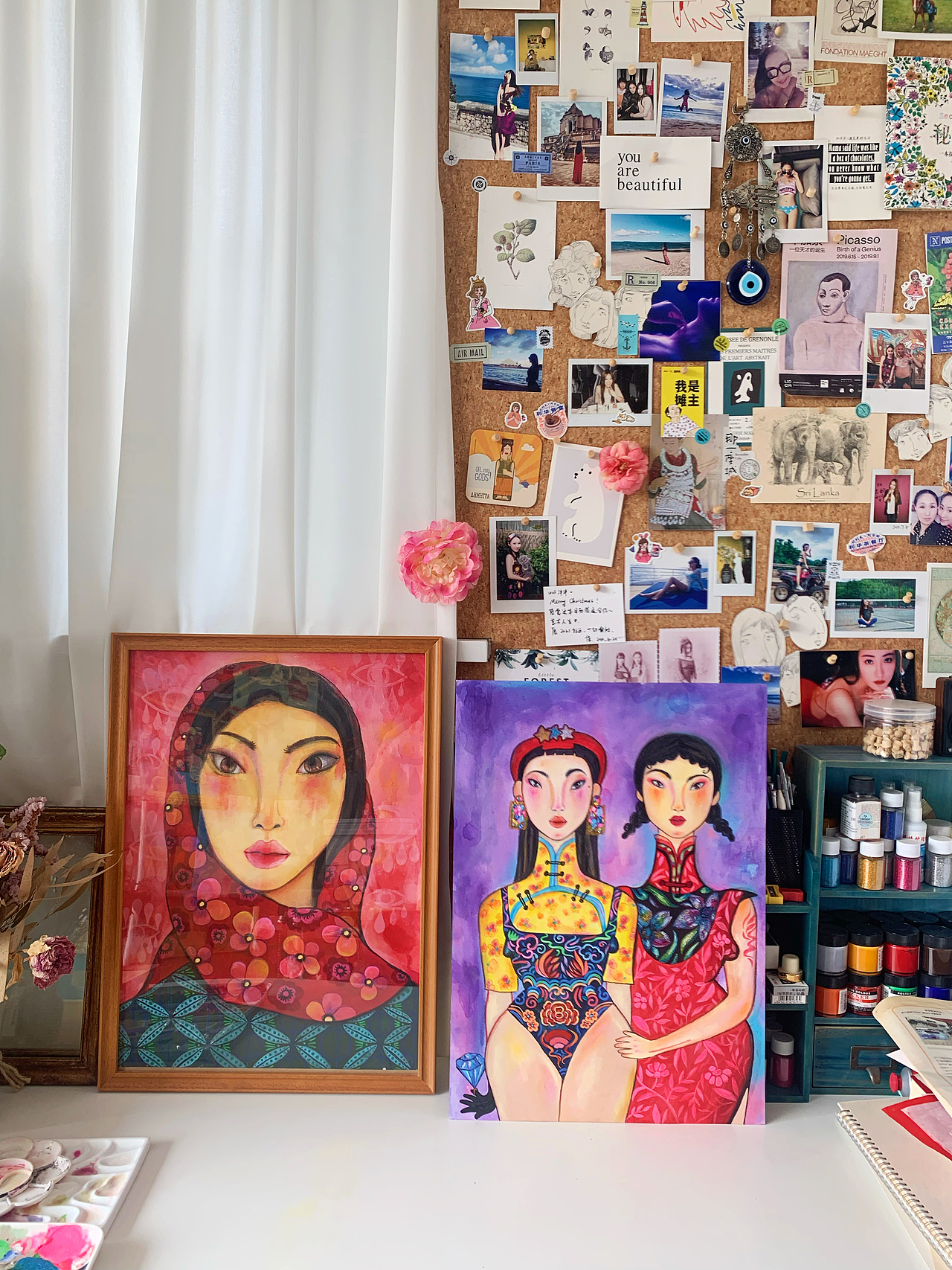 世界上的另一個(gè)我（圖ZMjY2MDU1MTQ0） - 創(chuàng)作習(xí)作 - 站酷設(shè)計(jì)師畫(huà)畫(huà)的西子原創(chuàng)素材 - 站酷ZCOOL