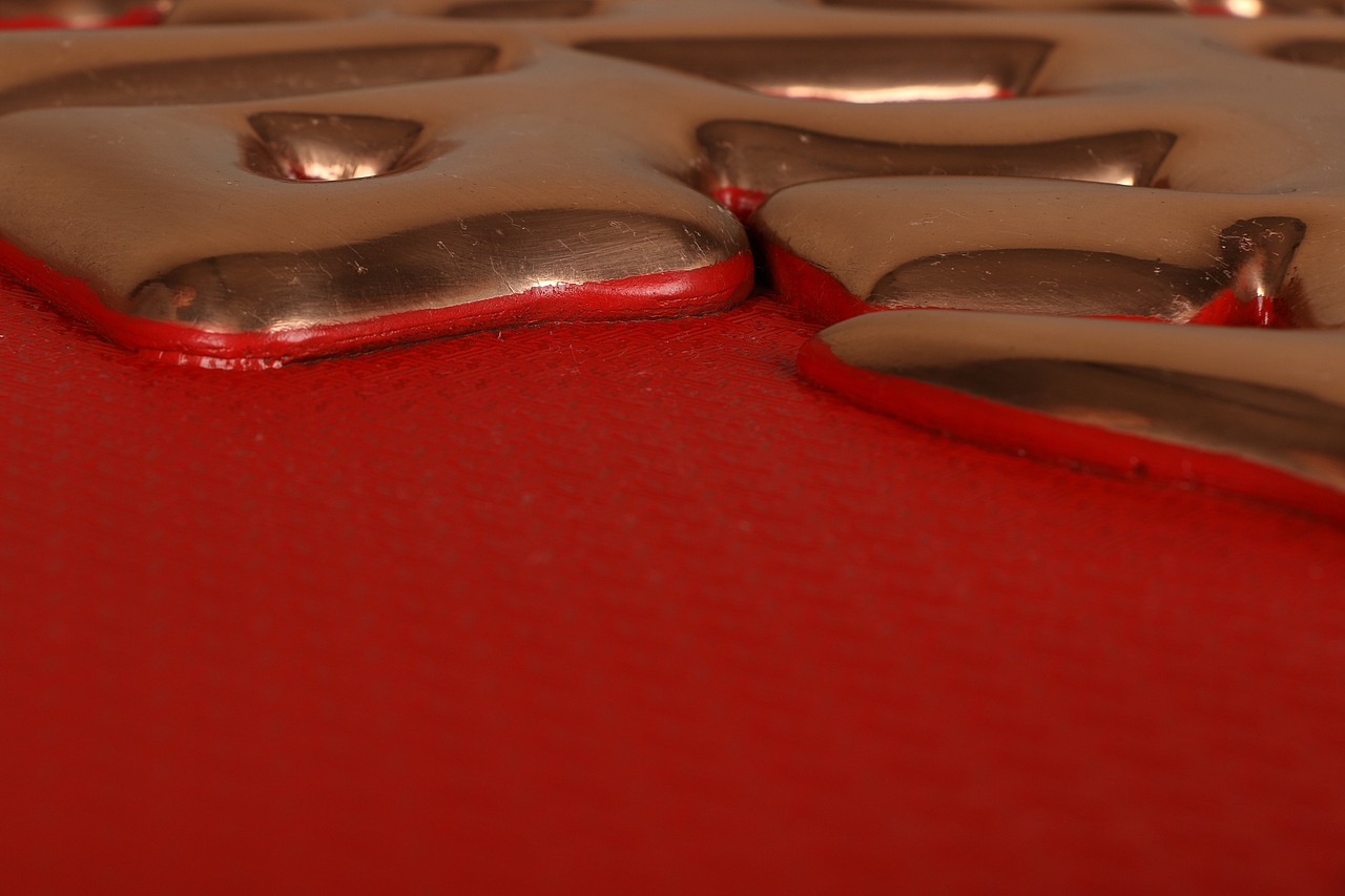 紫铜浮雕艺术“福”、“寿”