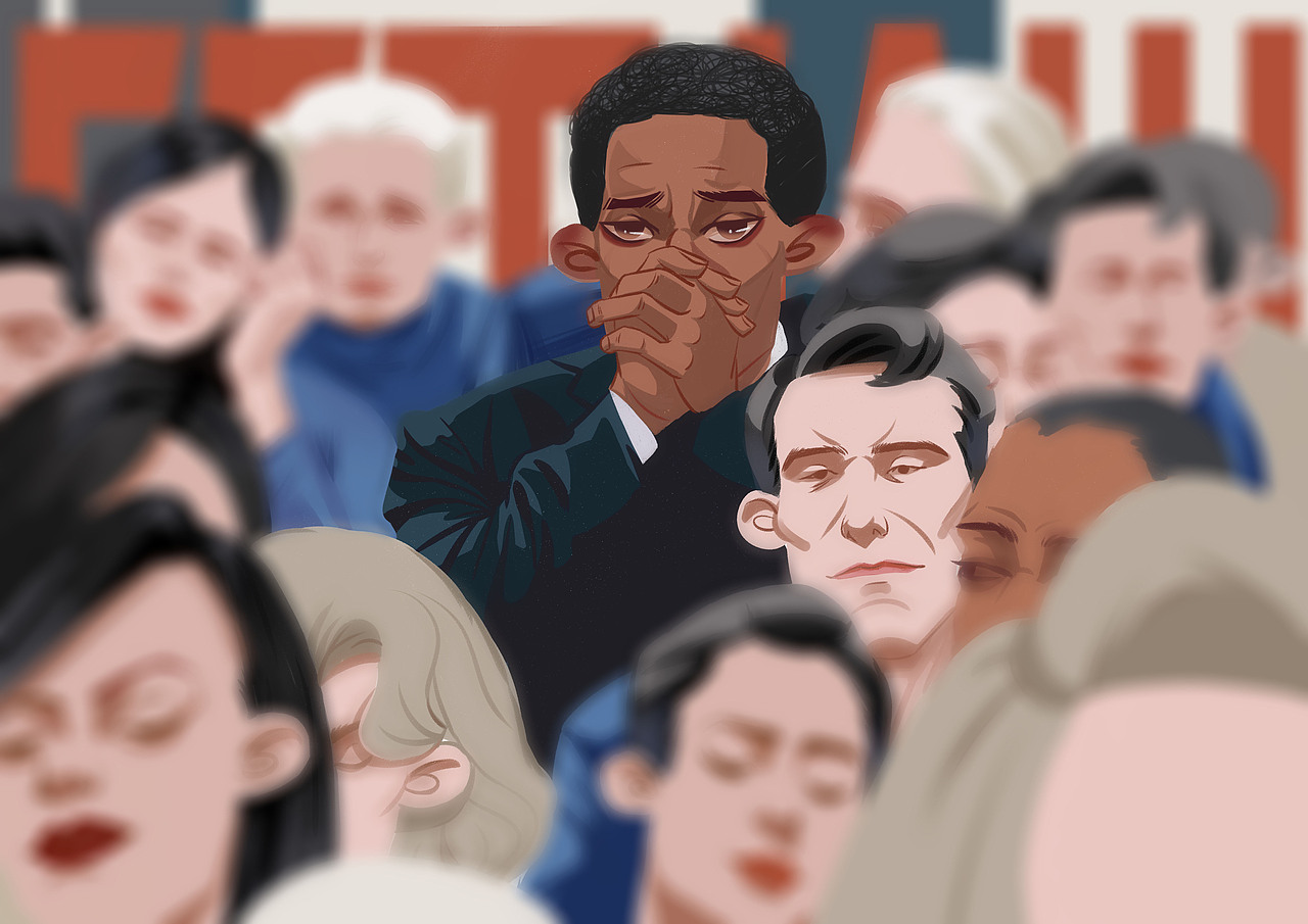 当幸福来敲门电影插画