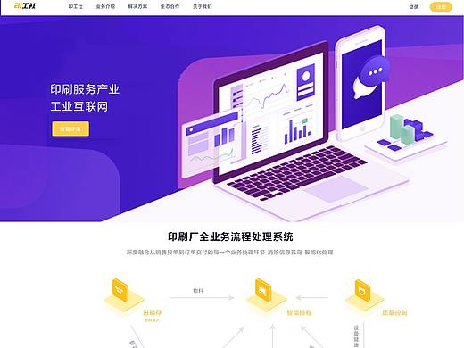 印工社企业网站（个人主页-ZNDA5MjY1ODA=） - 企业官网 - 站酷设计师bg0920原创素材 - 站酷ZCOOL