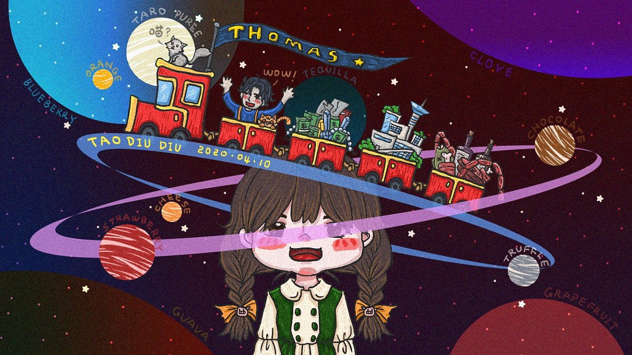 thomas的小火车启程|插画|创作习作|陶丢丢 - 原创作品 - 站酷 (zcool