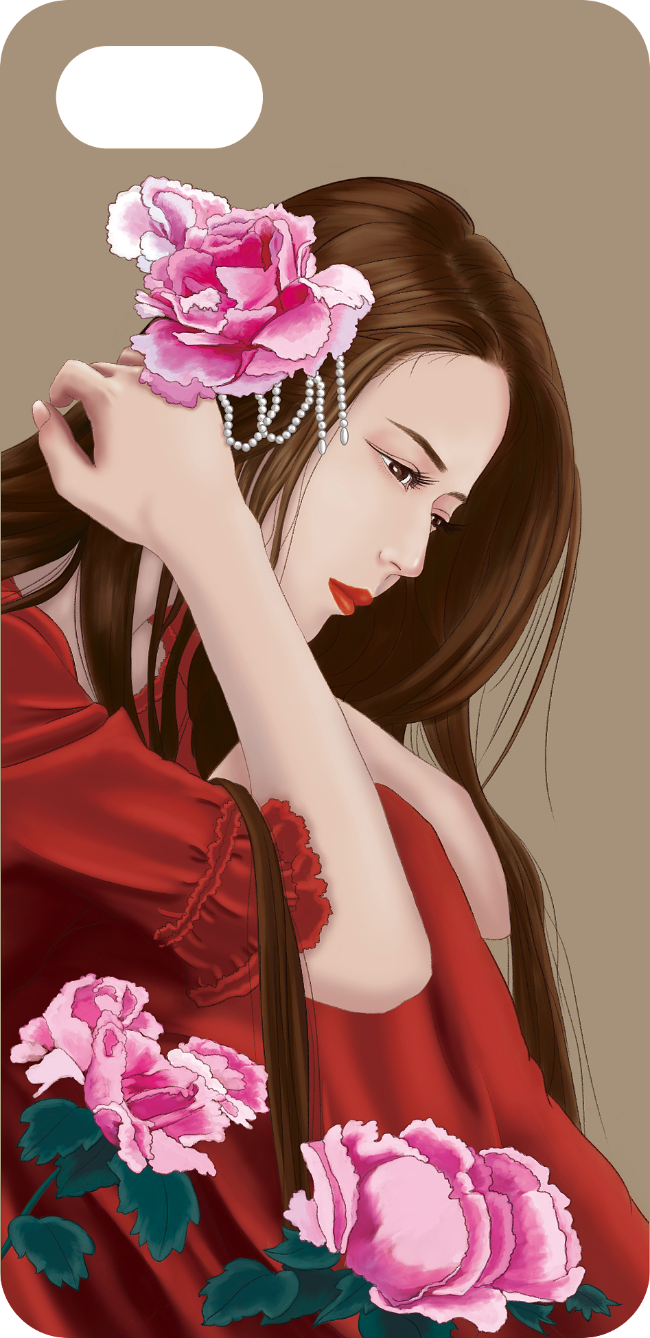 牡丹|插画|商业插画|格格dzk - 原创作品 - 站酷 (zcool)