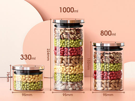 密封罐（个人主页-ZNDE4ODE3MzI=） - 电商 - 站酷设计师倔强的橙子原创素材 - 站酷ZCOOL