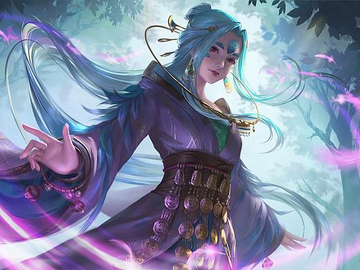 眷思量-奉眠（个人主页-ZNTg5OTQzMjQ=） - 游戏原画 - 站酷设计师珺珺爱吃枣儿原创素材 - 站酷ZCOOL