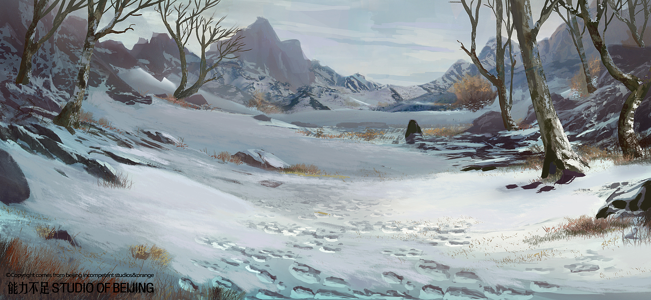 冬日雪景（图ZMTIzMjQ3NDAw） - 概念设定 - 站酷设计师能力不足工作室原创素材 - 站酷ZCOOL
