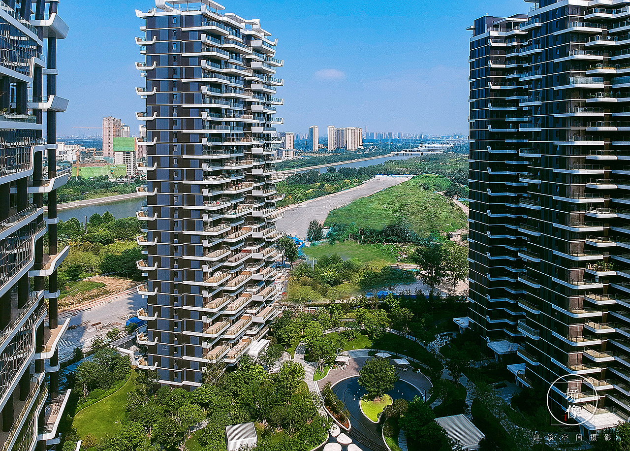 【园林摄影】郑州瀚海·晴宇房地产建筑园林实景拍摄
