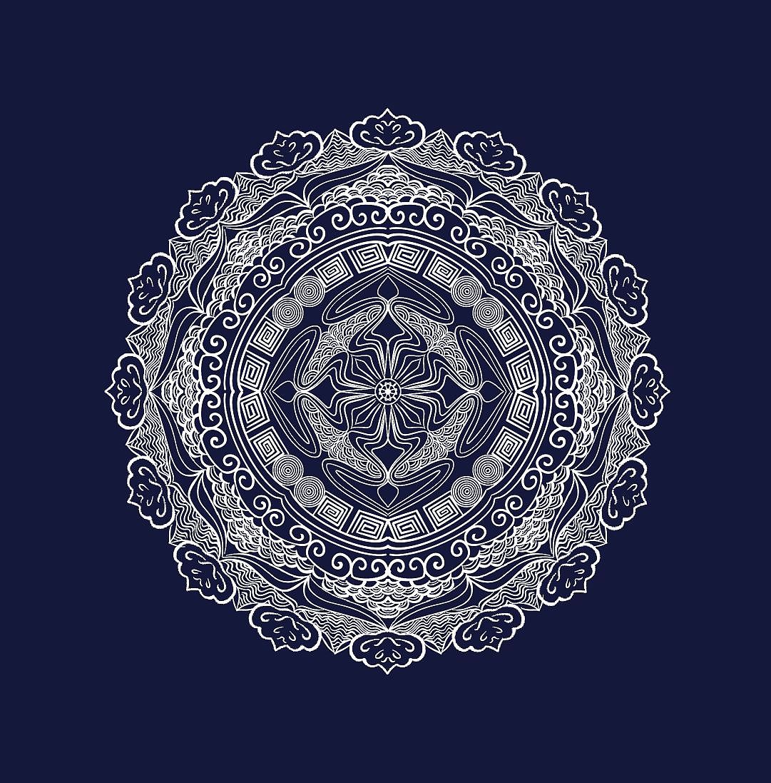 侗族蜡染纹样创新设计（图ZMzU3Njk5NTY0） - 图案 - 站酷设计师鱼干噗噗原创素材 - 站酷ZCOOL