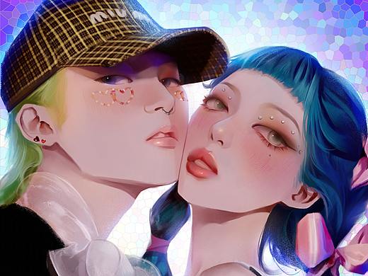 泫雅和姐夫（个人主页-ZNTUxNDQ4MzY=） - 创作习作 - 站酷设计师小mai原创素材 - 站酷ZCOOL