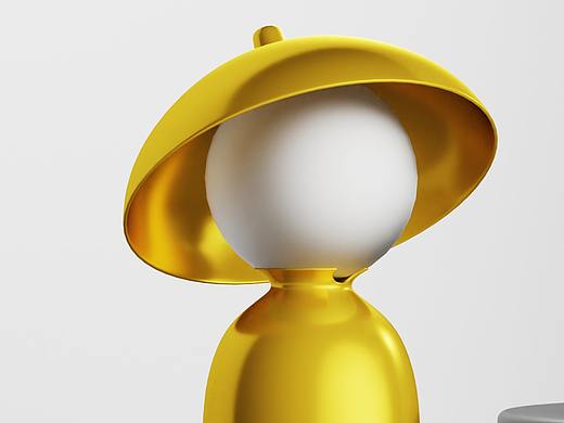 斗笠情感台灯（临摹）