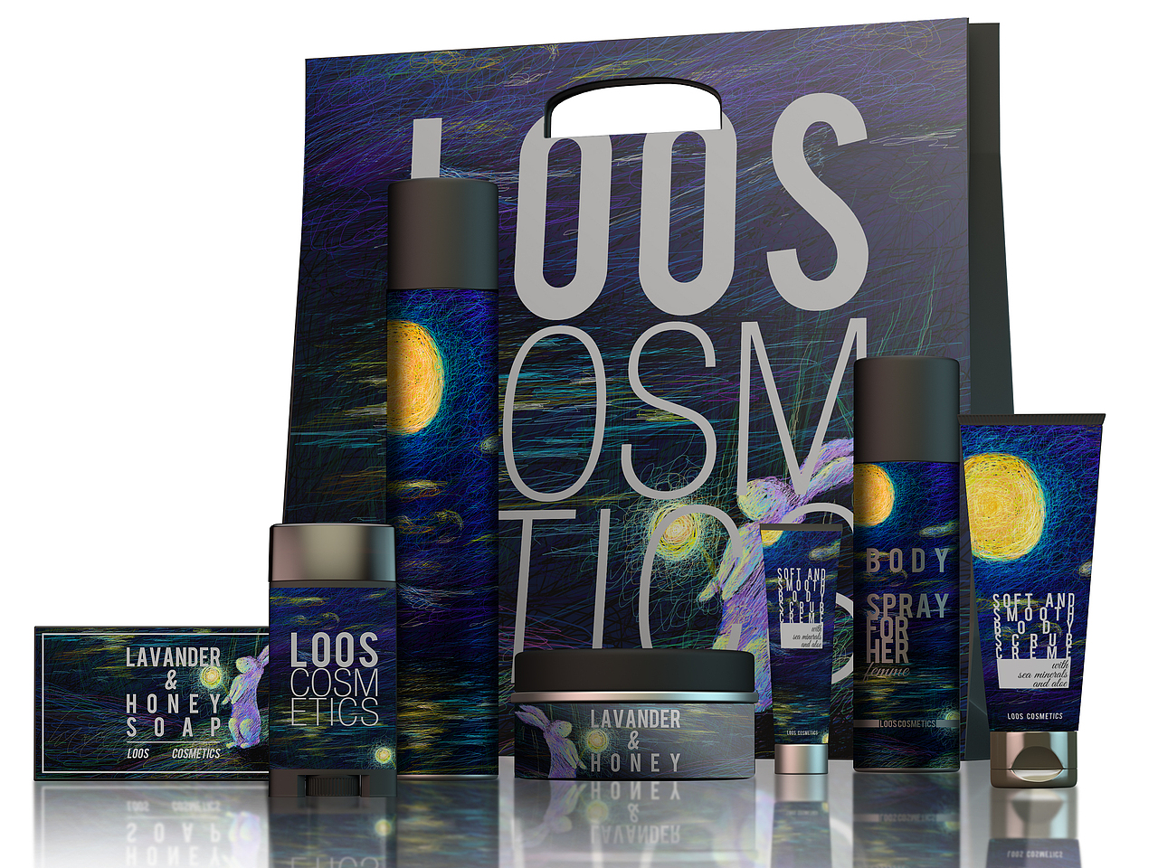 手画插画在包装设计中的视觉展示