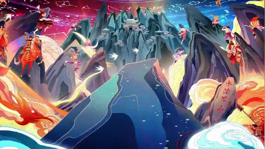 《小浣熊水浒传》手游宣发（图ZMjYxOTM1Mzgw） - 商业插画 - 站酷设计师BanBan半半原创素材 - 站酷ZCOOL