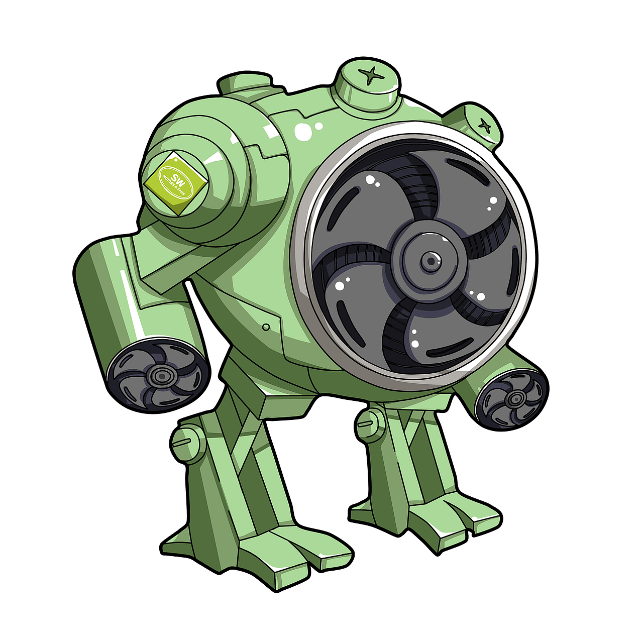 卡通吉祥物机械篇