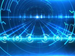 動感光波震撼大氣簽約啟動儀式視頻LED特效互動開場片