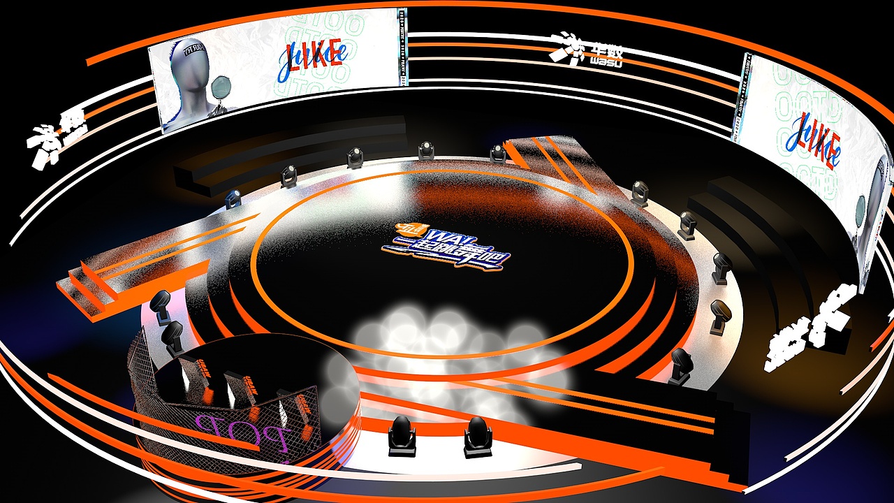 网综/综艺演播厅舞台三维/美术场景programme01