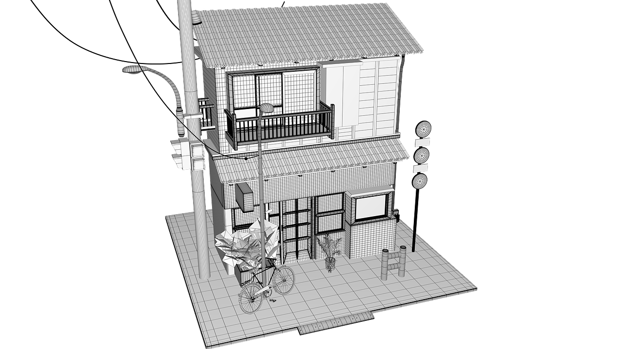 3D Modeling: Memory of Tokyo（图ZMjQxNjA3NjQw） - 场景 - 站酷设计师topsjulia原创素材 - 站酷ZCOOL