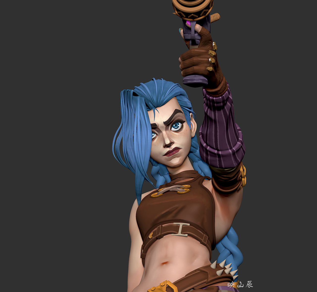 双城之战 金克斯（图ZMjgzNTk0MDE2） - 动画/影视 - 站酷设计师映山辰原创素材 - 站酷ZCOOL